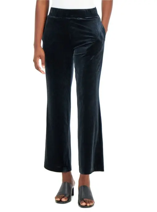 Alfani Petite Velvet Wide-Leg Pants,  PL