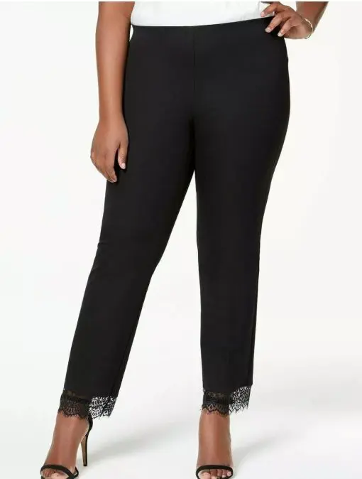 Alfani Women's Pants Color: Black Size: 24W