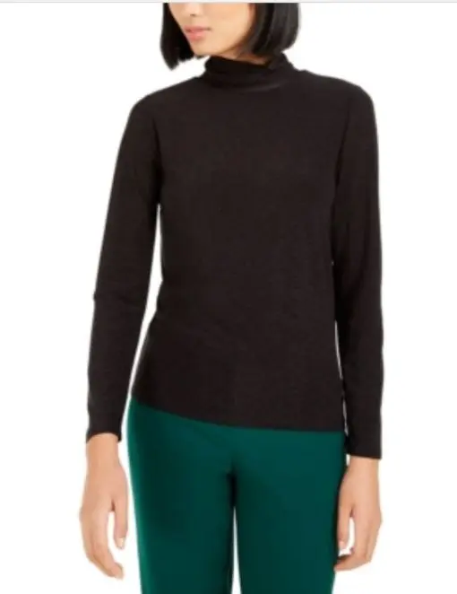 Bar III Womens Turtleneck Top XL