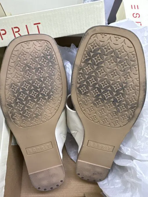 Esprit Winner Flat Sandal Off White 6 - Image 3