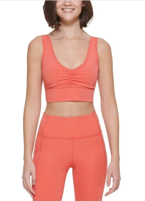 Calvin Klein Performance Ruched Longline Sports Bra M