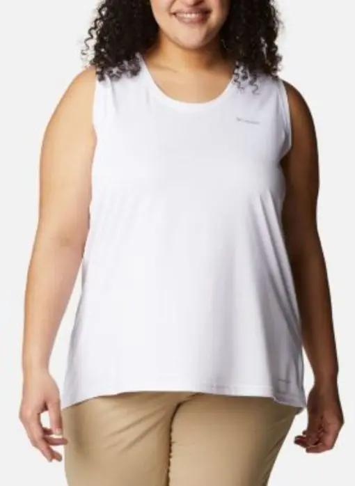 Columbia Women S Hike Tank Top White Size 1X