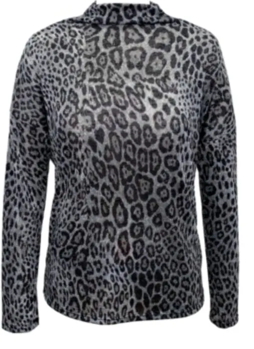 I-n-c Womens Animal Print Pullover Blouse,  Small