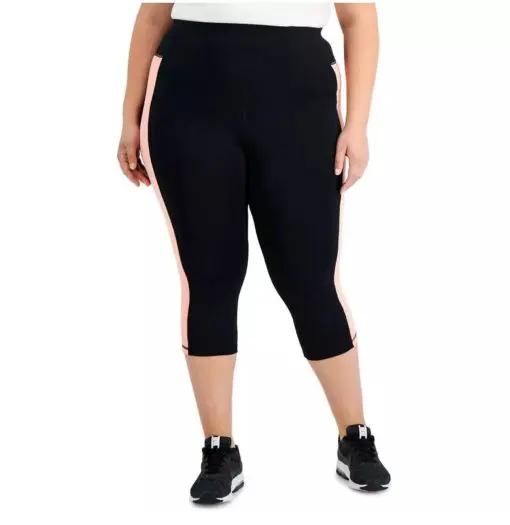 Ideology Womens Running Yoga Fitness Capri Pants Athletic Plus 1X