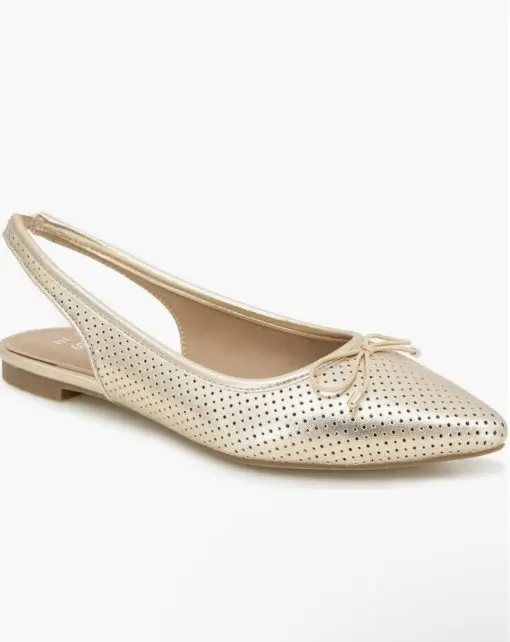 Esprit Petria Slingback Gold Flat 9M