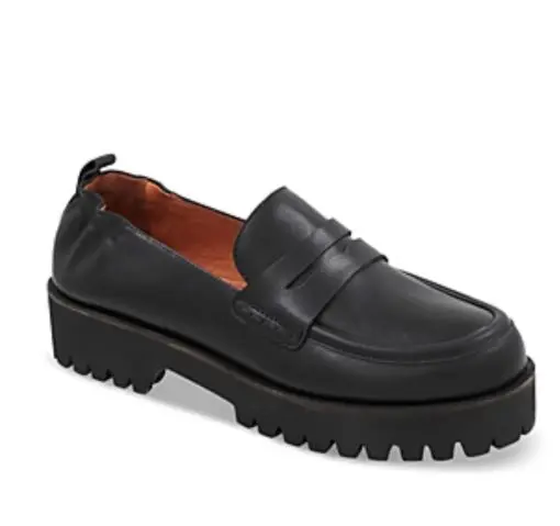 Andre Assous River Loafer Women's Flat Shoes Black