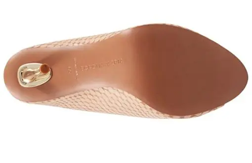 BCBGMAXAZRIA Teela Snake Embossed Leather Almond Stiletto - Image 3