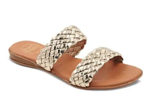 Andre Assous Naria Slide Sandal Platino