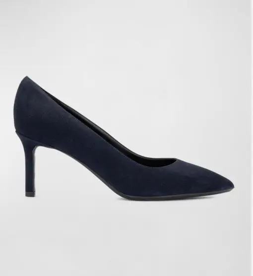 Aquatalia Women's Melina Pointed Toe Pumps Navy 8