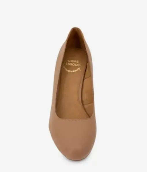 Andre Assous Khloe Wedge Shoes Camel 8 - Image 2