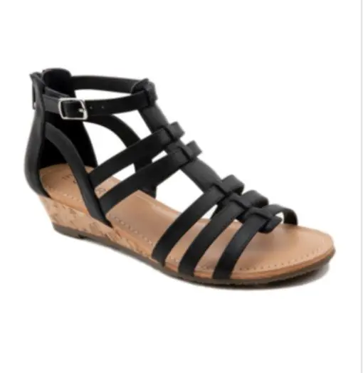 Esprit Carrie Women's Gladiator Sandals Black 6