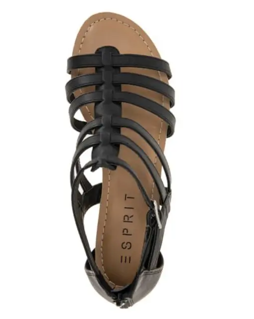 Esprit Carrie Women's Gladiator Sandals Black 6 - Image 4