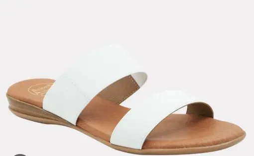 Andre Assous Nalen BACKLESS FEATHERWEIGHTS™ SANDAL White 7