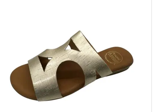 Andre Assous NAILEA LEATHER FEATHERWEIGHTS™ SANDAL Platino 9 - Image 2