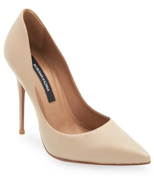 BCBGMAXAZRIA Nova Pump Nude Heel