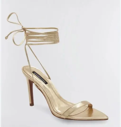 BCBGMAXAZRIA Dixie Sandal Heel Platino