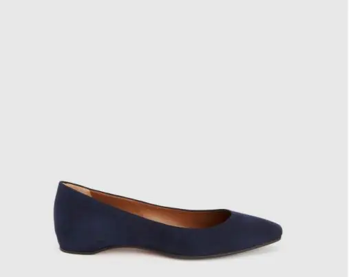 Aquatalia Marcella Suede Women's Shoes Navy