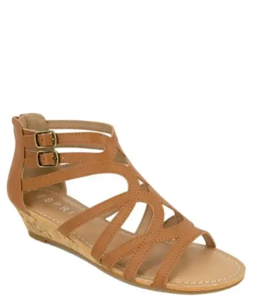 ESPRIT CARISA WEDGE GLADIATOR SANDAL Whiskey 6