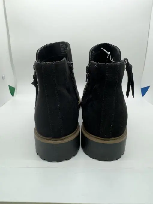 Esprit Women Saige Suede Side Zip Ankle Boots Black 9 - Image 3