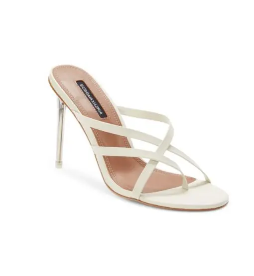 BCBGMAXAZRIA Davey Leather Optic White 11 - Image 2