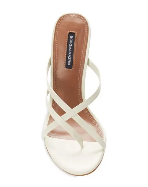 BCBGMAXAZRIA Davey Leather Optic White 11 - Image 3