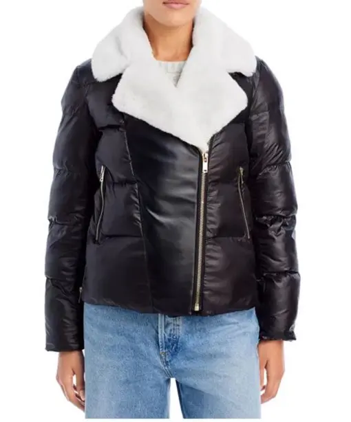 Generation Love Avila Faux Fur Puffer Jacket XS