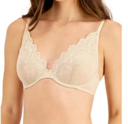 Inc International Concepts Apex Lace Bra (see through).