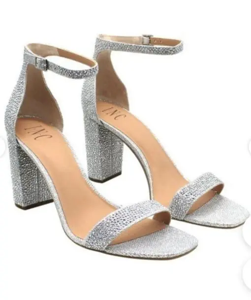 INC International Concepts Women's Silver Sandals