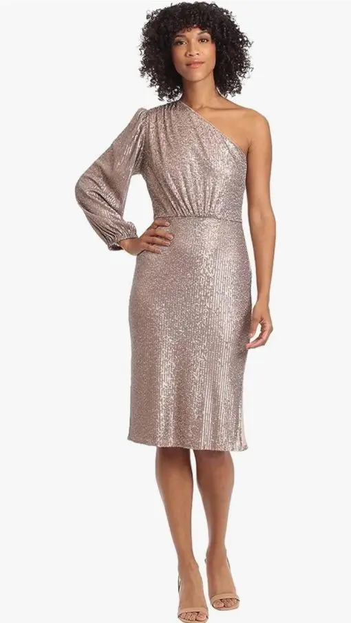 Maggy London Women's Holiday Sequin Dress Event Occasion Cocktail Party Guest 6