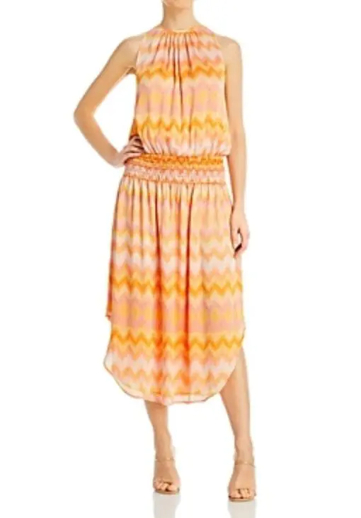 Ramy Brook Womens Smocked Long Maxi Dress M