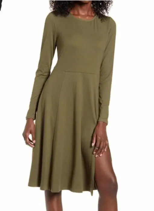 Socialite | Dresses | Olive Green Dress M