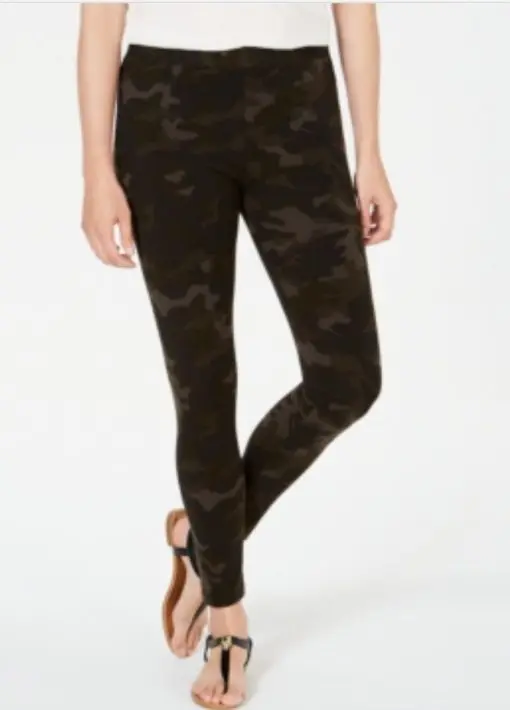 Style & Co Petite Camo Daze Printed Leggings, PL