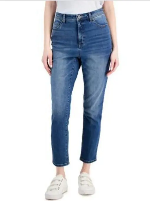 Style & Co Petite Slim-Leg Ankle Jeans, Getaway 6P