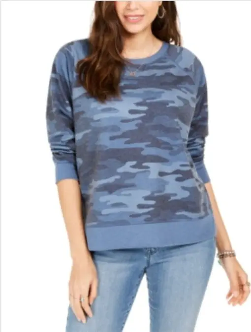 Style & Co Women's Camo Sweatshirt - XL