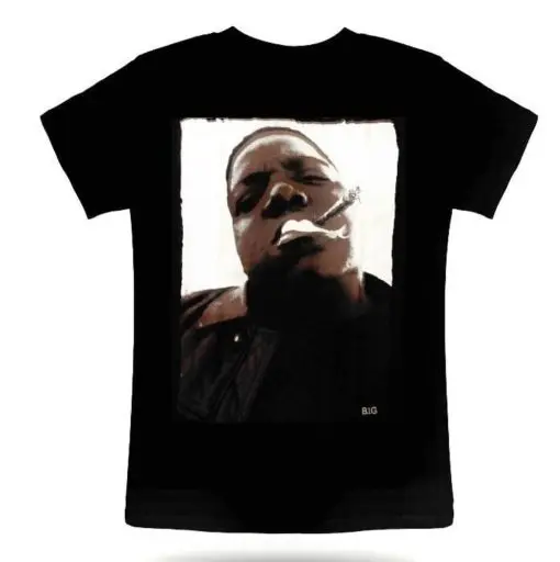 THE NOTORIOUS B.I.G TSHIRT BIGGIE HIP HOP SHORT SLEEVE L