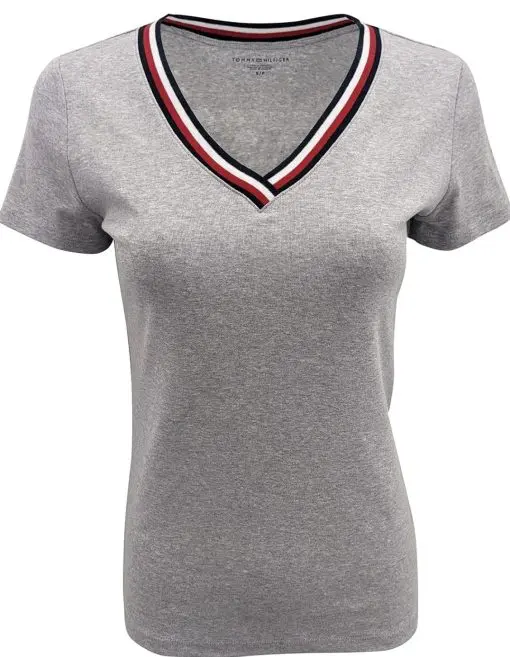 Tommy Hilfiger Women's Short Sleeve V-Neck T-Shirt XXL