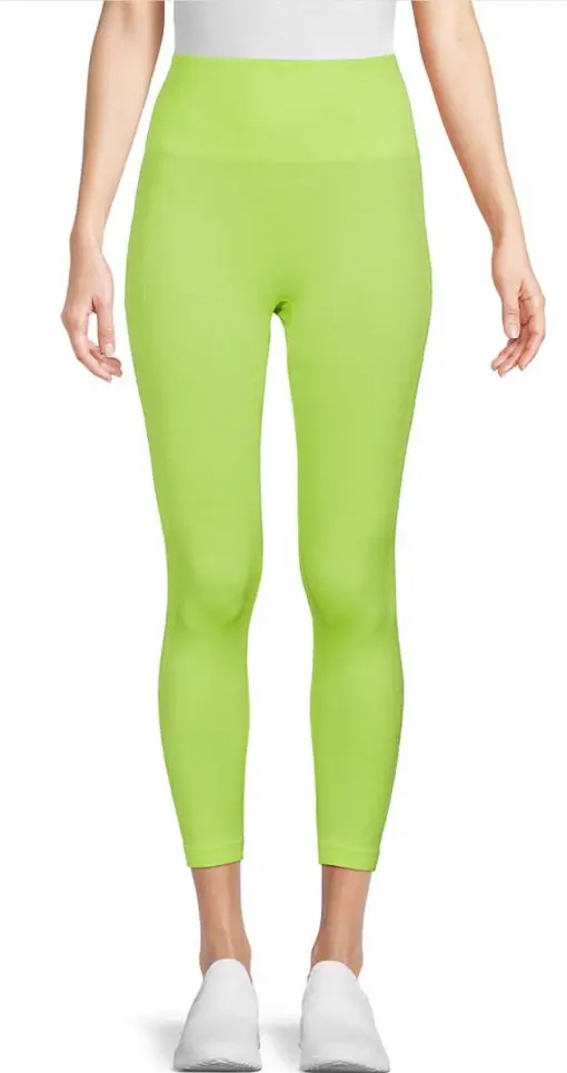 Dkny Sport Women's Performance Seamless Solid Leggings - Zest L - Image 2