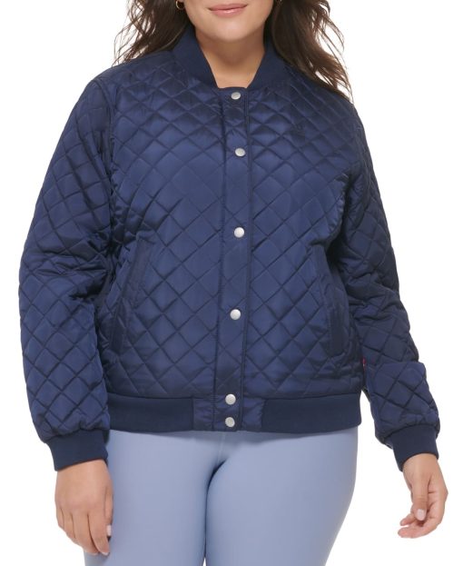 Levis Levis Plus Size Quilted Bombe Navy 3X