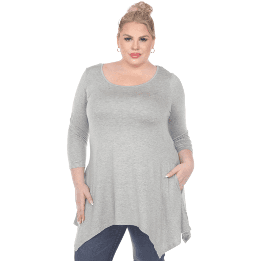 White Mark White Mark Plus Size Makayla 3 Charcoal 3X - Image 2