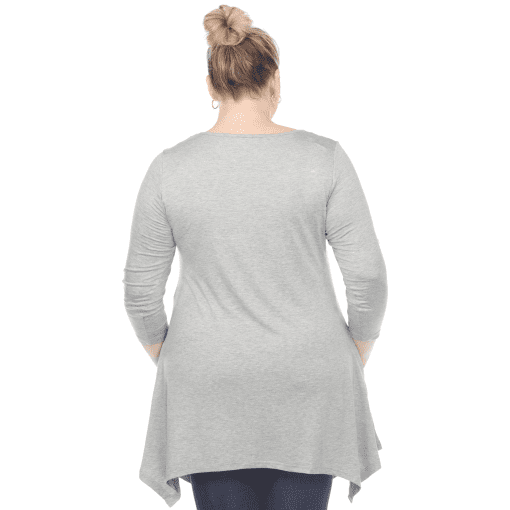 White Mark White Mark Plus Size Makayla 3 Charcoal 3X - Image 3