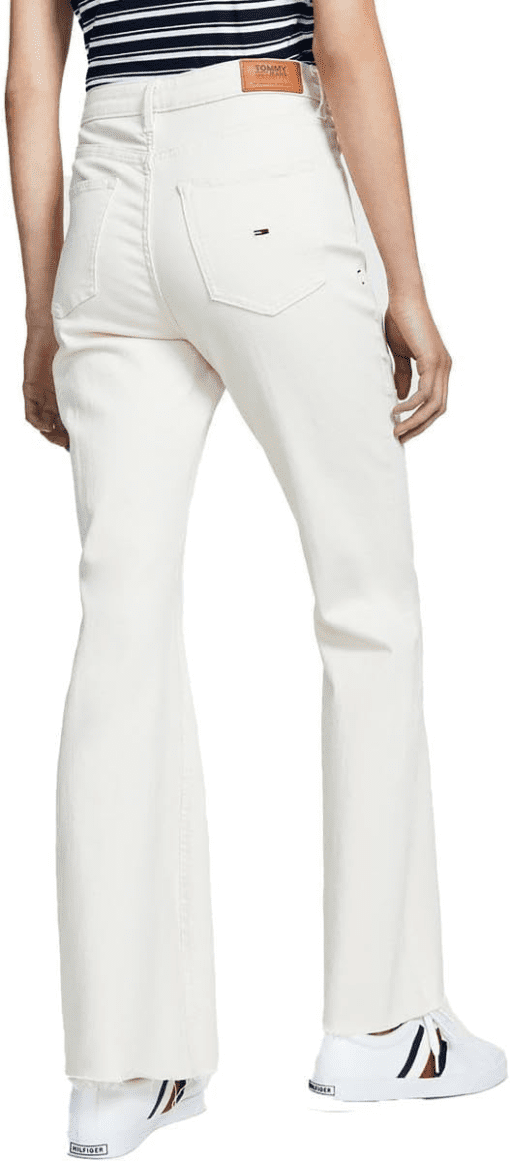 Tommy Jeans Womens High-Rise Flare-Leg Je Ws 268- Soft Rinse-White 31 - Image 3