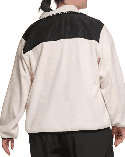 DKNY Sport Plus Size Polar Fleece F Egg Nog 2X - Image 2