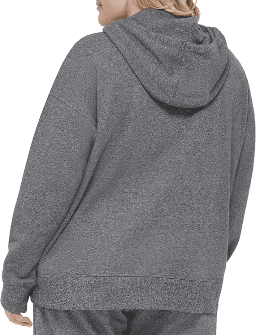 DKNY Plus Size Gray Hoodie Sweatshirt - Women's 2X - Activewear - Image 2