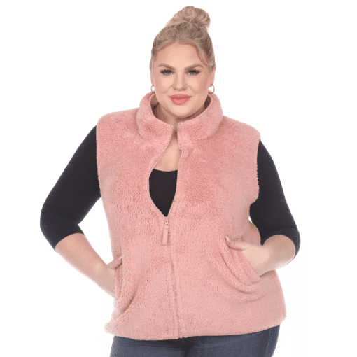 White Mark White Mark Plus Size Womens Z Pink 2X - Image 2