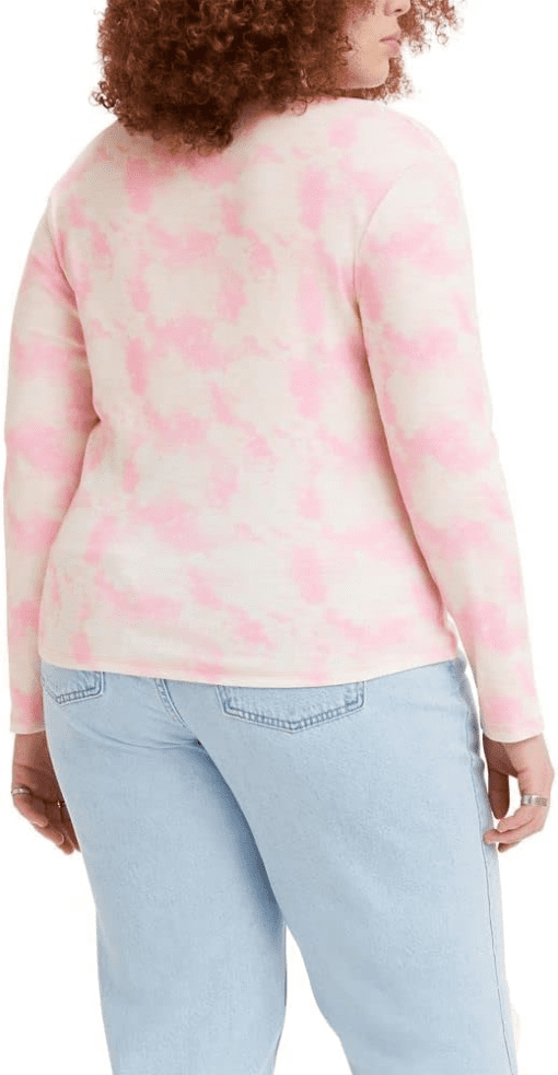 Levis Plus Size Honey Long Sleeve T- Begonia Pink 2X - Image 2