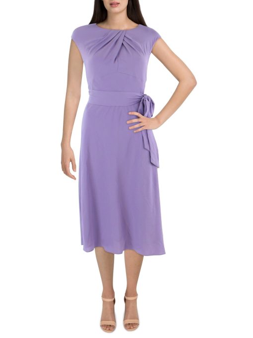 Lauren Ralph Lauren Lavender Midi Dress Size 14 - Cocktail Dress