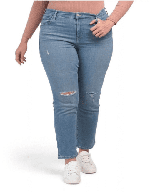 Levis Trendy Plus Size 724 High-Rise Slate Fixer 22W - Image 2