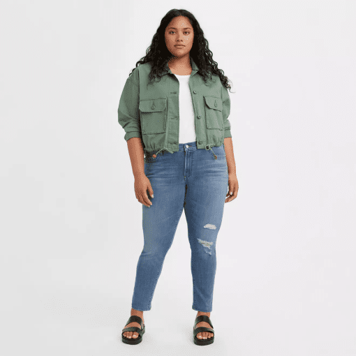 Levis Plus Size 711 Outta Time Distr Lapis Joy 22W - Image 2