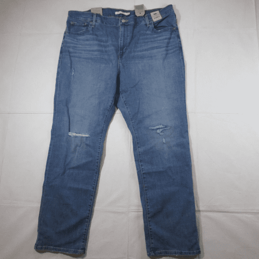 Levi's 724 High Rise Distressed Jeans Plus Size 16W Light Wash - Image 3