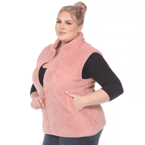 White Mark White Mark Plus Size Womens Z Pink 1X - Image 3